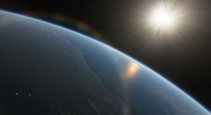 NASA показало вражаючий момент сходу диска Сонця, фото: pxhere
