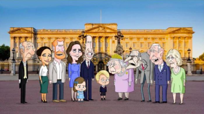 Члени королівської родини Британії стануть героями мультсеріалу, фото: Гаррі Джанетті