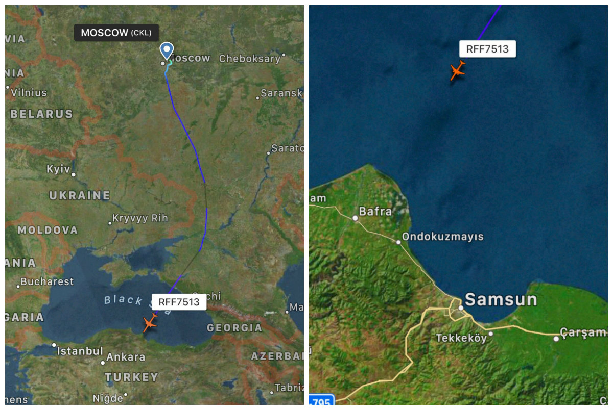 «Найбільш просунутий»: кращий літак-розвідник Росії зафіксували в небі над Туреччиною, фото: Twitter
