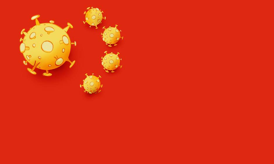 Карикатура про коронавирус из Китая. Фото: Twitter, Jyllands-Posten