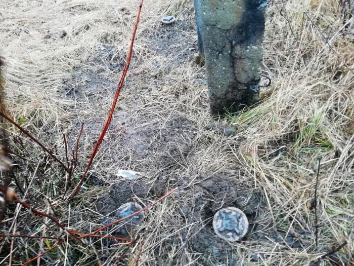 Обнаруженные на Донбассе мины, фото: ОТУ «Север»