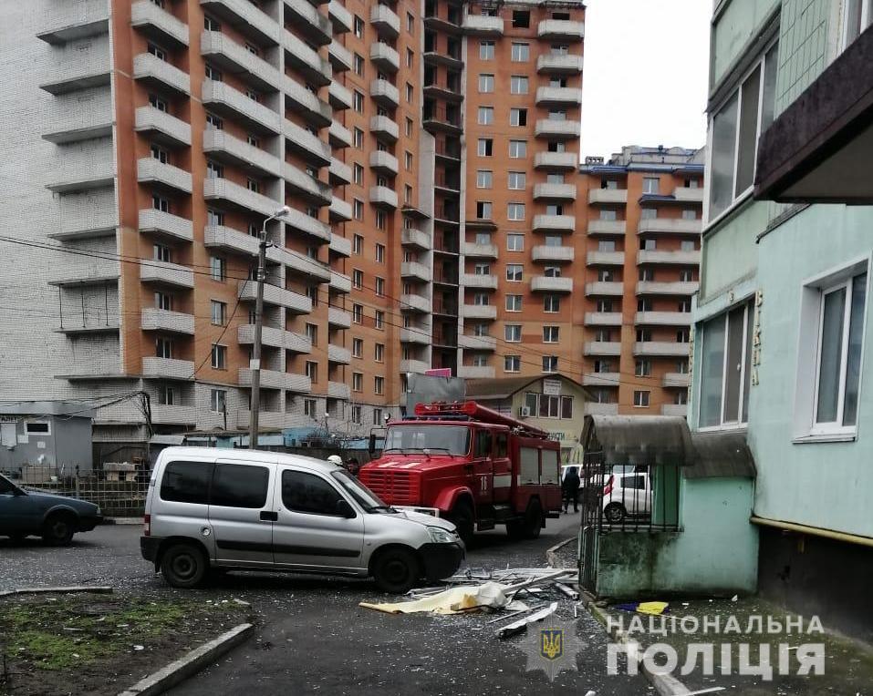 Под Киевом взорвался газ в многоэтажке, фото: Нацполиция 