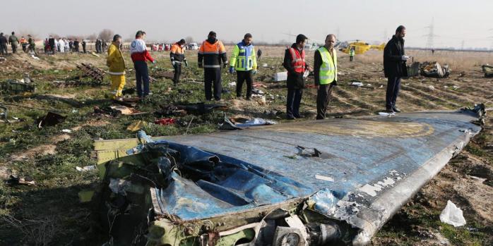 Последствия авиакатастрофы в Иране, фото: IRNA