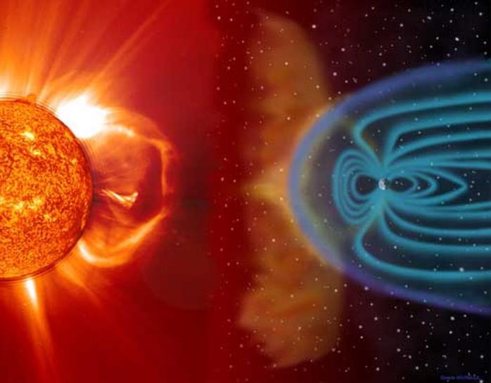 Британські вчені розповіли про небезпечні магнітні бурі. Фото: NASA