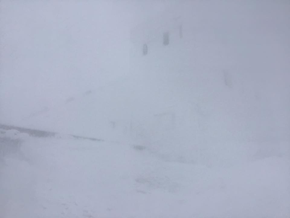 Ось така видимість 5 лютого на горі Піп Іван у Карпатах