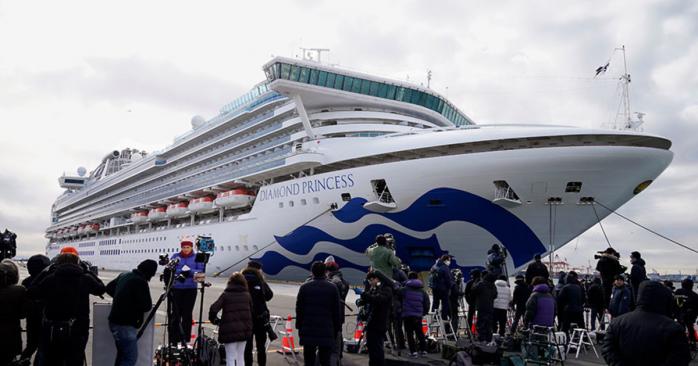 Коронавірус виявили у ще 60 осіб на лайнері Diamond Princess. Фото: РБК