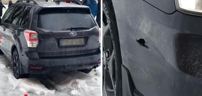 Стріляв із п’яти метрів: поліція Харківщини виклала відео затримання Subaru Forester, фото — ДБР