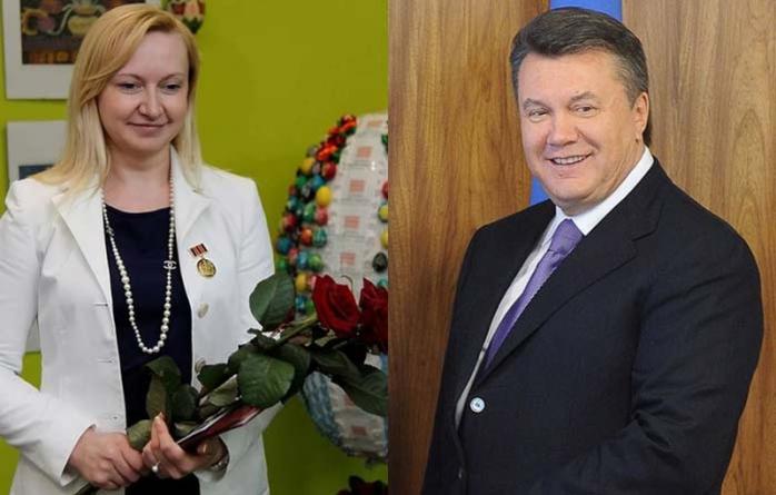 Виктор Янукович и Любовь Полежай. Фото: SunDayNews