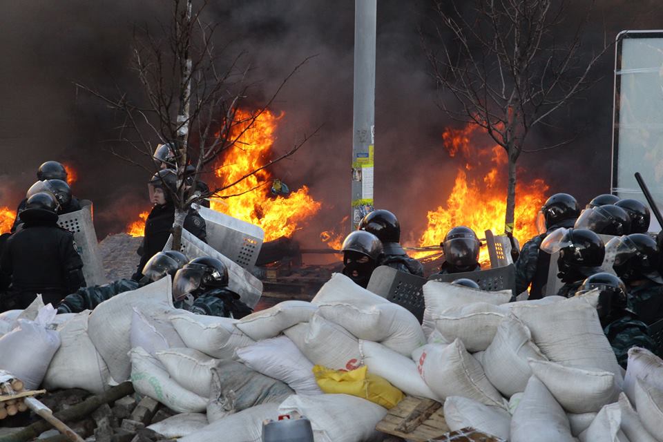 Протесты февраля 2014 года в Киеве. Фото — Facebook «Майдан 18-20 февраля. Как все было»