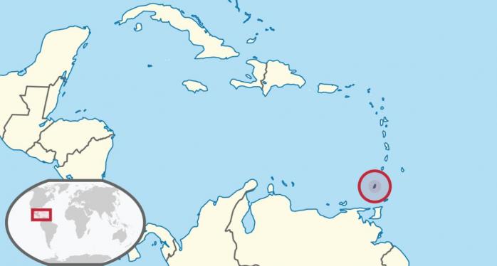 Гренада на карті світу, фото: «Вікіпедія»