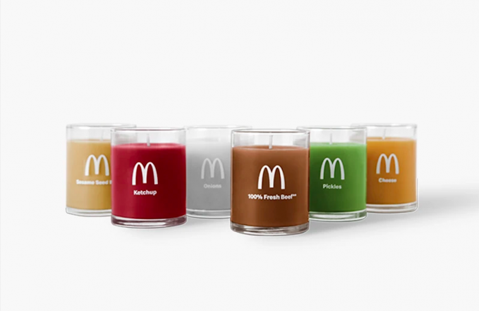 McDonald's випустить свічки з ароматами їжі. Фото: McDonald's