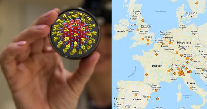 Коронавирус в Европе: карта распространения и все последние новости о COVID-19