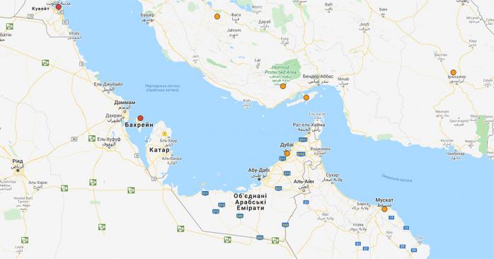 В ОАЕ два готелі закрили на карантин через коронавірус. Карта: google.com/maps 
