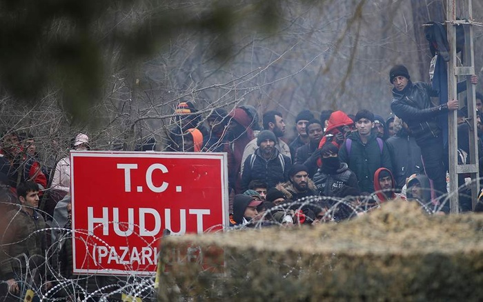 Зіткнення на грецько-турецькому кордоні. Фото: ekathimerini.com