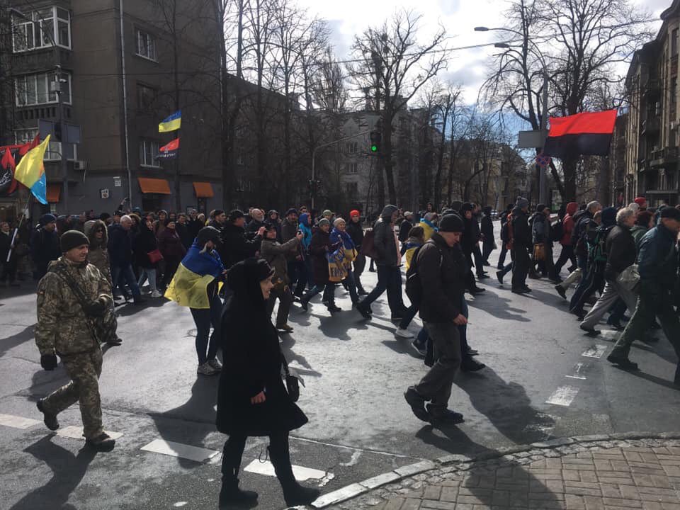 Марш патриотов. Фото: Мирослава Барчук/Facebook