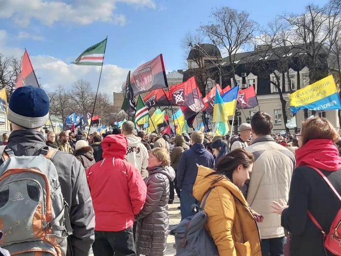 Во время марша, фото: Olga Halchenko