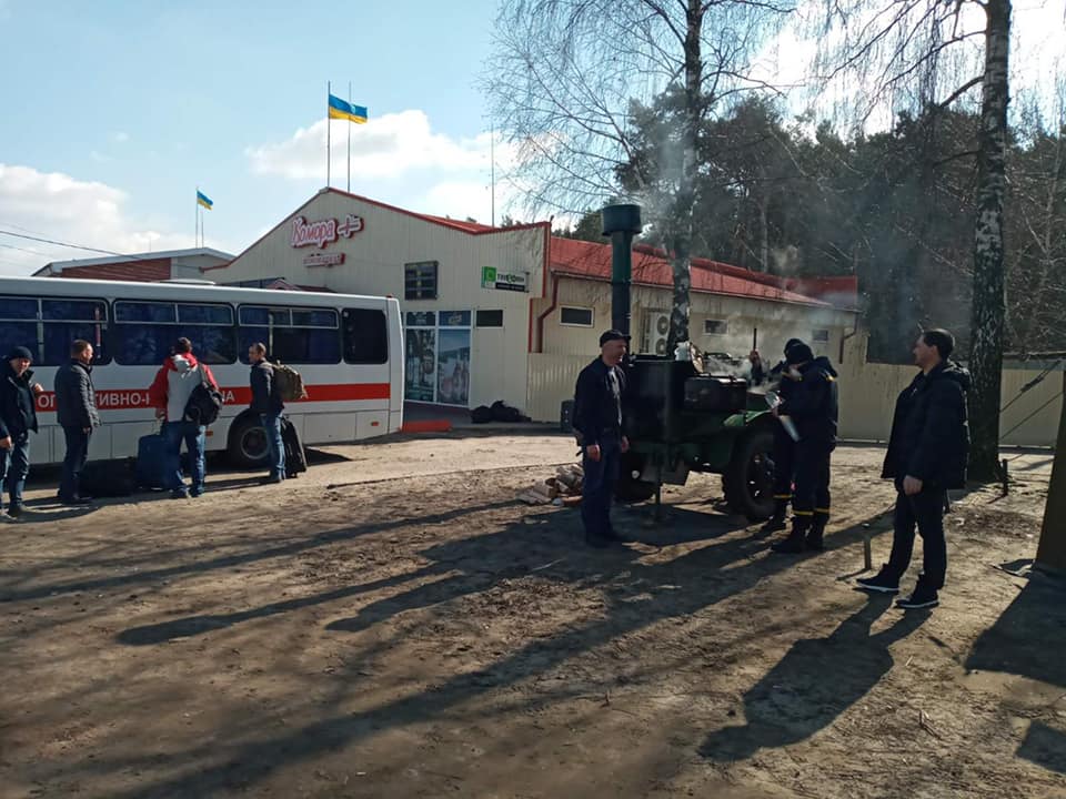 Эвакуация украинцев. Фото: МВД Украины
