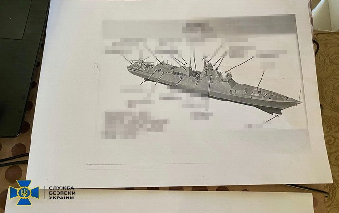 В Николаеве шпион продавал ФСБ информацию о кораблях ВМС, фото — СБУ