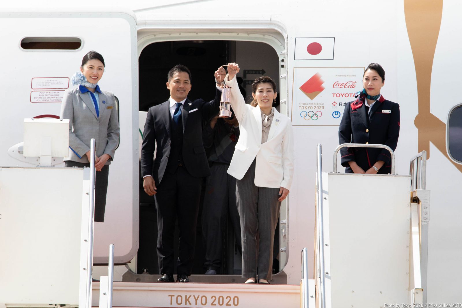 До Японії прибув олімпійський вогонь. Фото: Tokyo2020