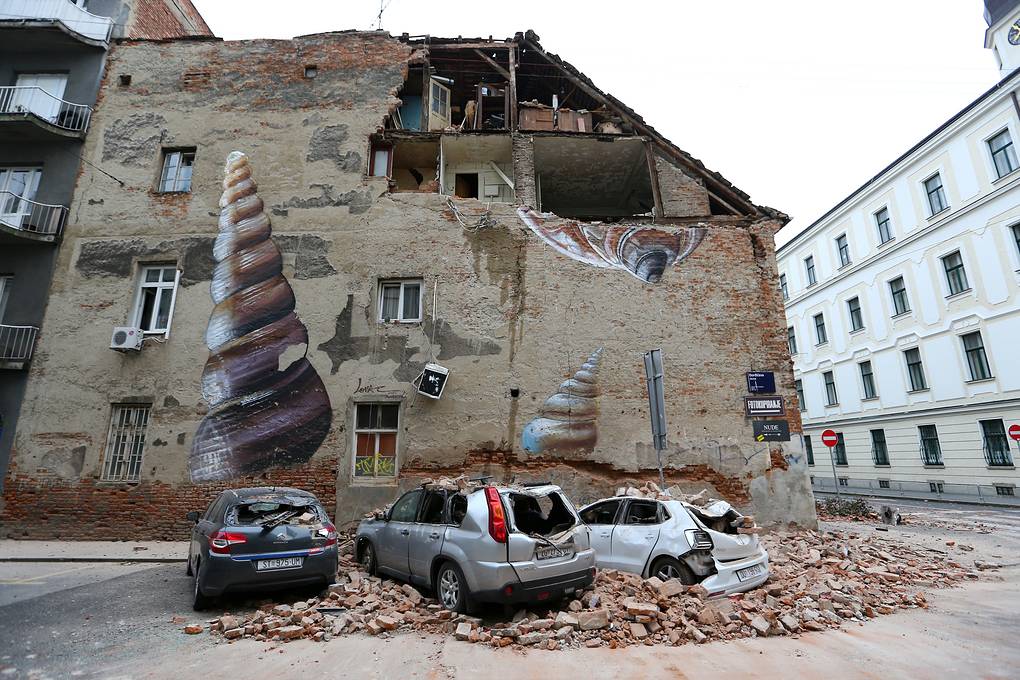 Сильное землетрясение произошло в Хорватии, под завалами в Загребе погиб ребенок, фото — Croatiaweek