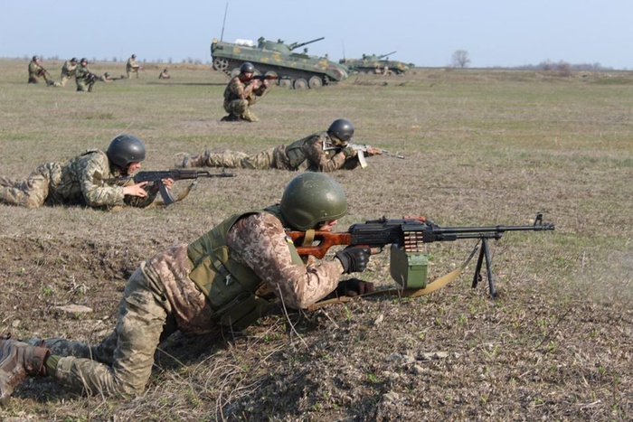 Тактичні навчання морської піхоти в Одеській області. Фото: Facebook