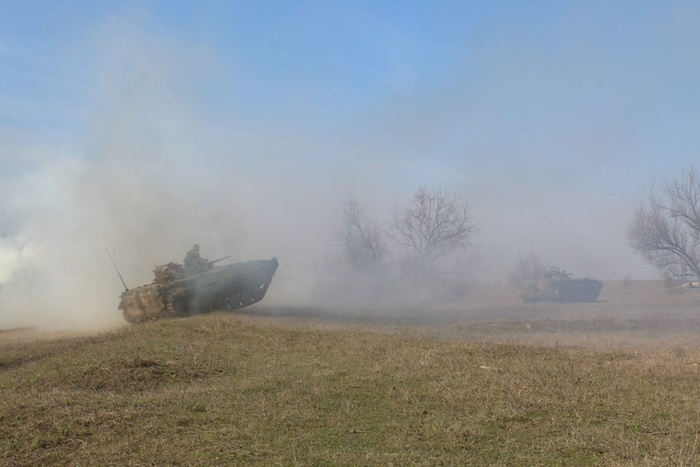 Тактичні навчання морської піхоти в Одеській області. Фото: Facebook