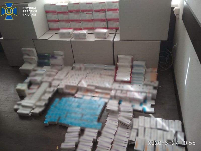 Фальшивые тесты на коронавирус обнаружили в Киеве. Фото: СБУ