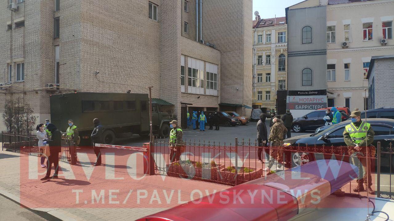 Ситуація біля готелю «Козацький». Фото: Telegram-каналу PavlovskyNEWS