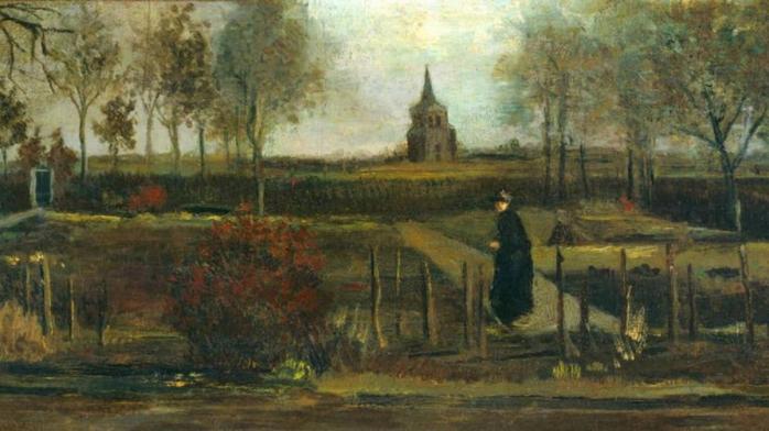 Картина «Весенний сад, пасторский сад в Нюенене весной», фото: Museum Tijdschrift
