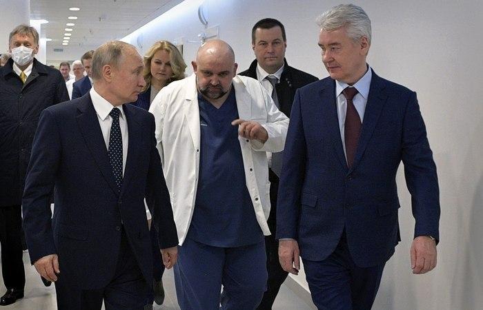 Коронавірус у Росії підхопив лікар, з яким зустрічався Путін. Фото: РІА "Новости"