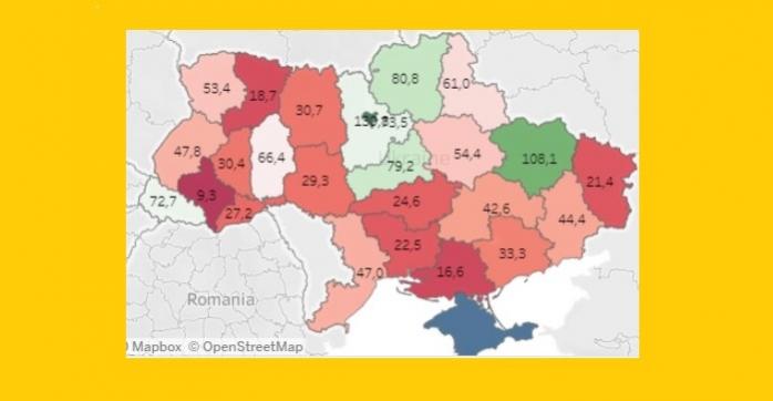 Коронавирус в Украине: онлайн-карта показывает, на сколько дней областям хватит медоборудования