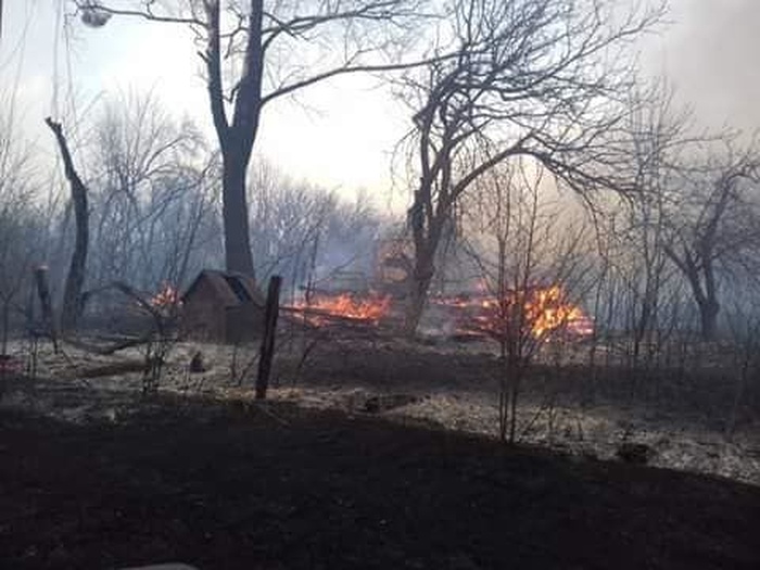 Пожежа на Житомирщині. Фото: ТСН