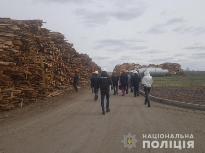 Радіоактивну деревину могли спалювати на Київщині, фото: Національна поліція