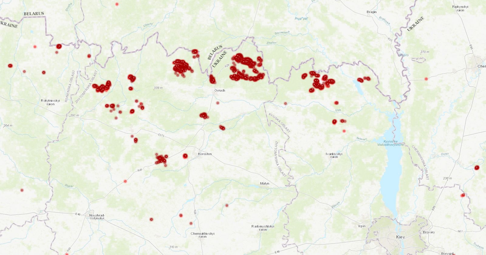 Карта пожаров: globalforestwatch.org