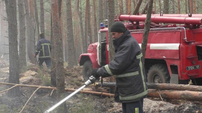 Пожежі на Житомирщині: вогнеборці намагаються врятувати два села, оприлюднено карту поширення продуктів горіння / Фото: ДСНС