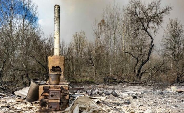 Пожар на Житомирщине. Фото: Zhitomir-OnLine