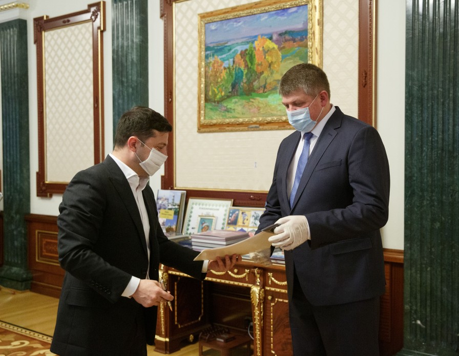 Зеленський провів зустріч із Віталієм Федорівим. Фото: president.gov.ua