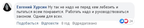 Скриншот комментариев пользователей на пост Ирины Венедиктовой в Facebook