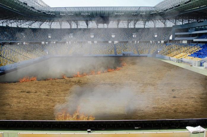 «Динамо» шокировало информацией о сожжении травы на клубных стадионах, фото — Динамо