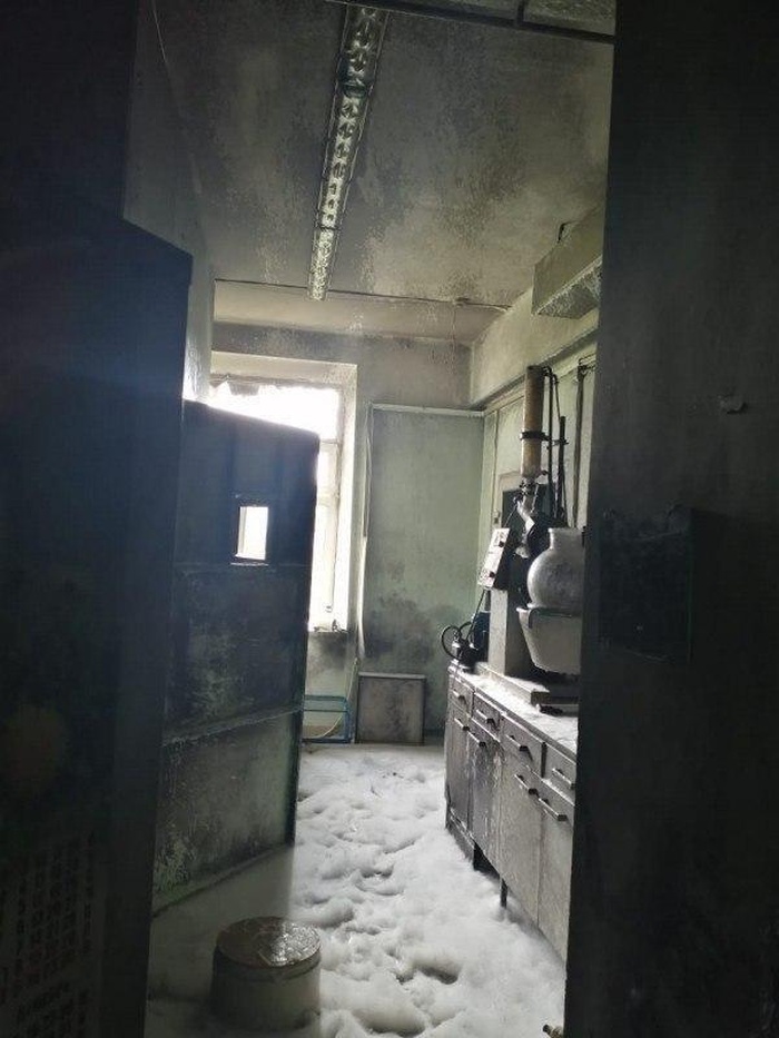 У лабораторії Медичного радіологічного наукового центру прогримів вибух. Фото: Telegram