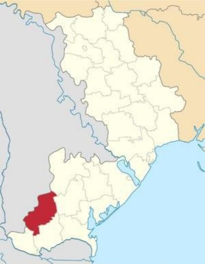 Болградський район на карті Одеської області, фото: PavlovskyNEWS
