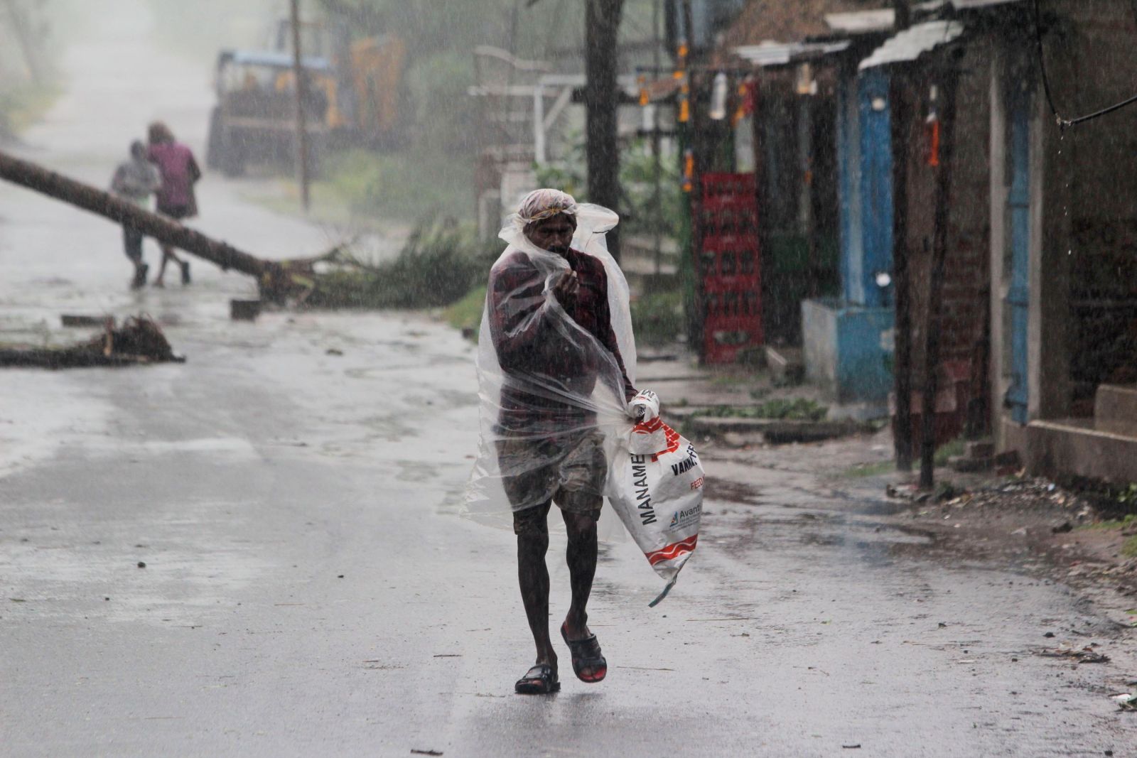 Ураган в Индии. Фото: cnn.com