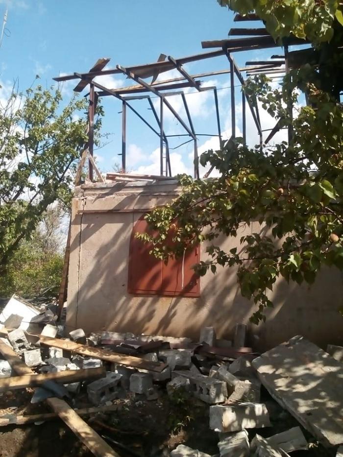 Боевики обстреляли поселок Каменка, фото: пресс-служба ООС