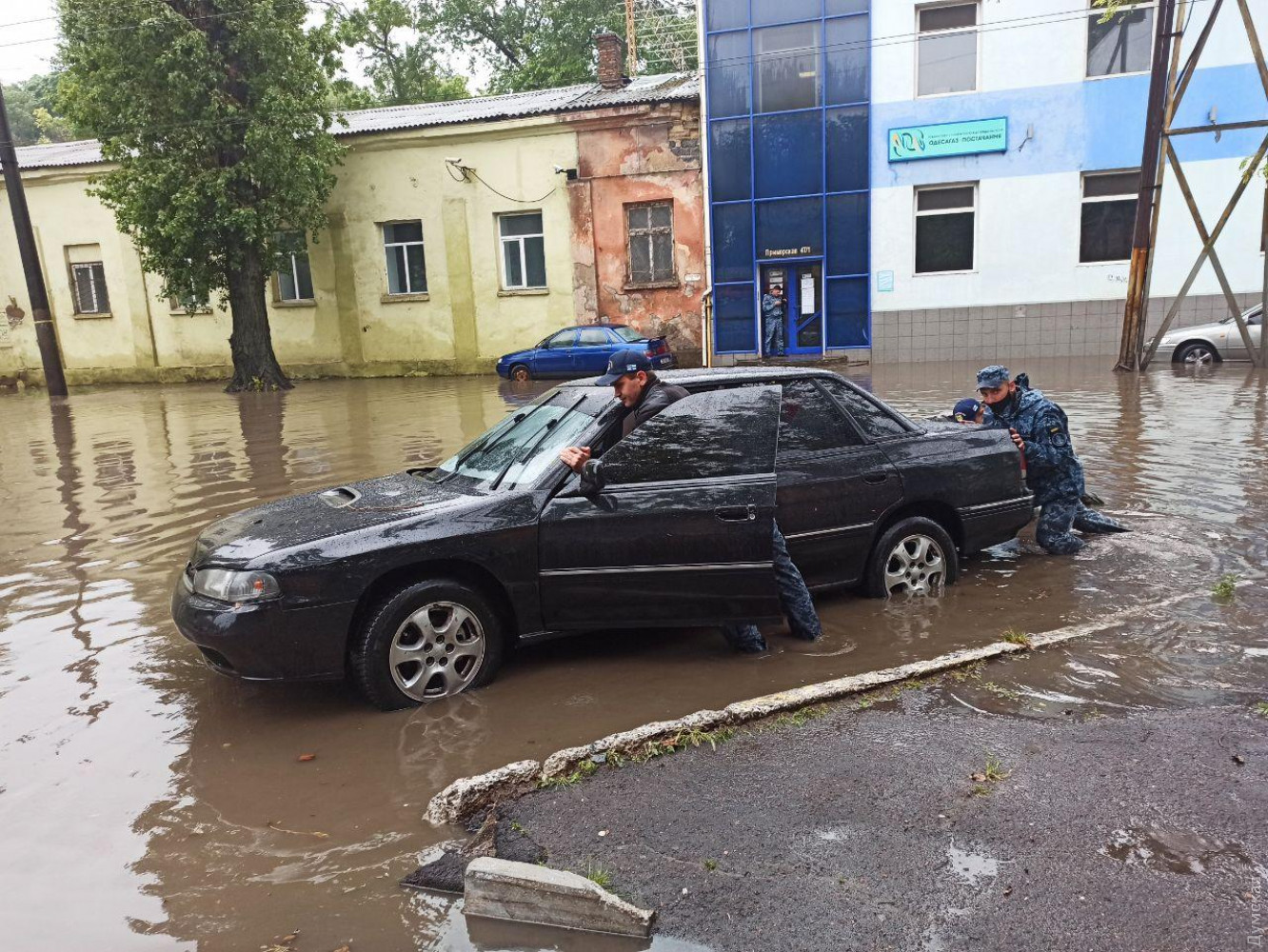 Последствия потопа в Одессе. Фото: Думская