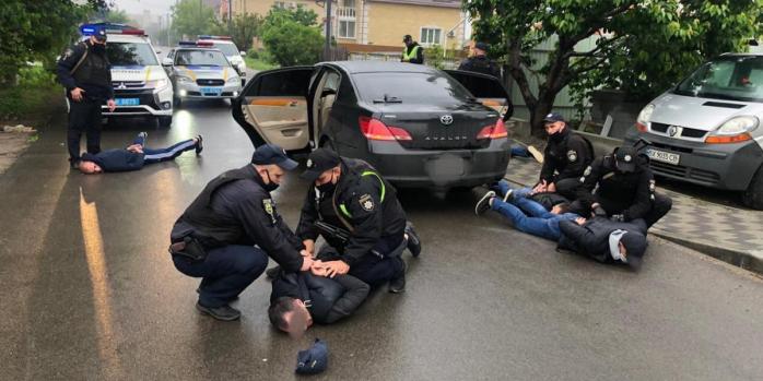 Задержание после стрельбы в Броварах, фото: Артем Шевченко