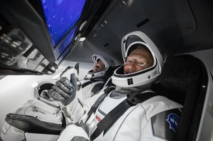Запуск Crew Dragon: SpaceX и NASA отправили уникальный корабль в космос, фото — NASA