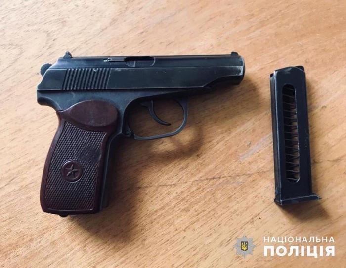 Изъятое оружие, фото: полиция Киевской области