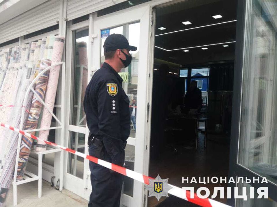 Стрельба на рынке. Фото: полиция Одесской области