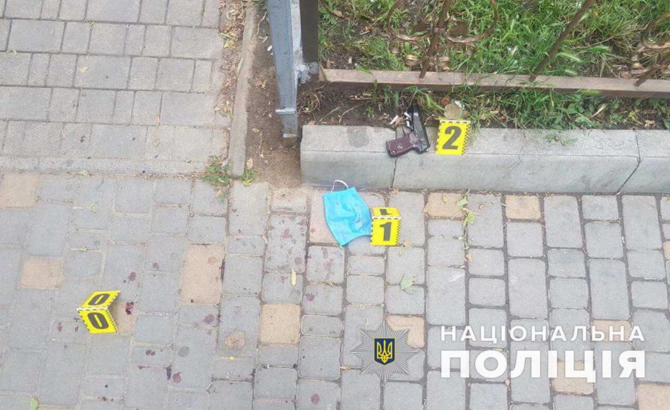 Стрельба в Одессе. Фото: полиция Одесской области