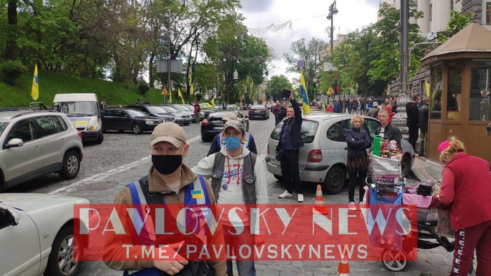«АвтоЕвроСила» митингует под Кабмином. Фото: Telegram